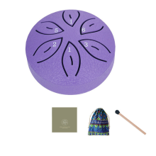 Orff Instruments Crafts Mini Hollow Drum 3 Inch 6 Tone