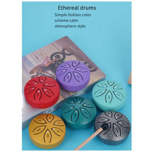 Orff Instruments Crafts Mini-Hohltrommel, 7,6 cm, 6 Töne, Rot 2