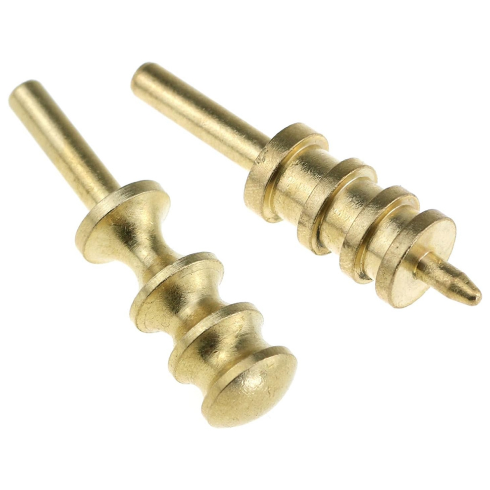 2Pcs Leather Burnisher/Slicker, Brass Leather Edge Ironing-Head 4852154309739