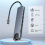 USB-C Hub with Ethernet, 4K HD, USB 3.0, SD Card Reader 8