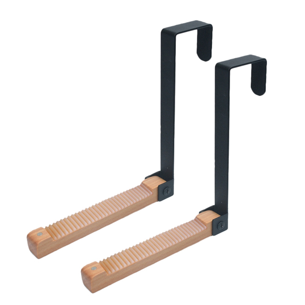 2 Pack over Door Drying Rack, Foldable over Door Hanger Black-image-OPC-PJY9RNT-NEW