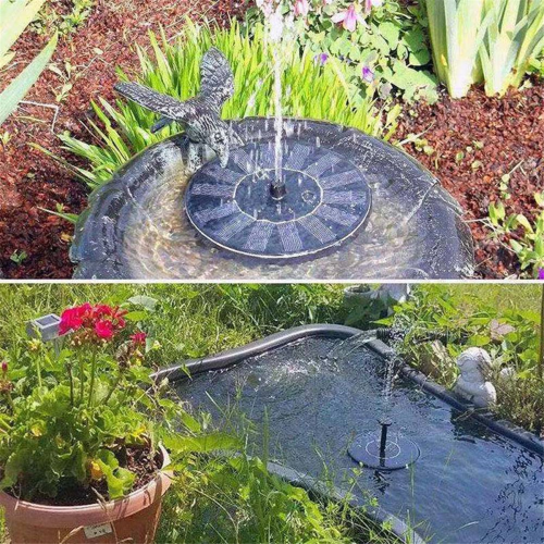 Freestanding Portable Floating Solar Fountain Pump 2