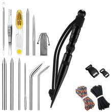 12-teiliges Paracord-Knoter-Werkzeug-Set, Marlinspike-Set aus Edelstahl