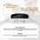 Electric EMS Sleep Aid Watch,Motion Sickness Bands,White 2