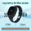 Electric EMS Sleep Aid Watch,Motion Sickness Bands,White 5