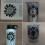 Sunflower Decal 4 Pack: Ruzn slunecnice (cern mal ~3,5"""") 2