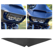 HECASA Forlygte ?jenbrynsm?rkat Bezel Trim Kompatibel med 2015-up Harley Touring Road Glide Road Glide Special Road Glide Ultra Mean Mug Bezel Fo