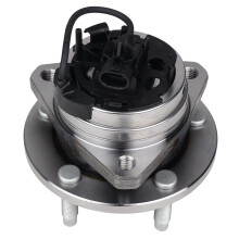 KUSATEC 513214 voorwiellager en naafmontage compatibel met Chevy Cobalt HHR 2008 2009 2010 Chevy Malibu 2004-2012 Pontiac G6 2005-2010 5 nokken met A