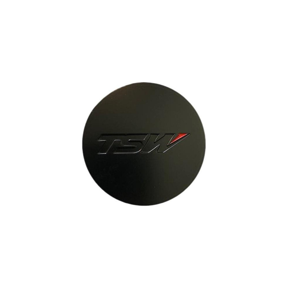 TSW Wheels SPCG18T Matte Black Center Cap PSCG18TDBK1 5x100 5x108 5x114.3 CCPCG18T