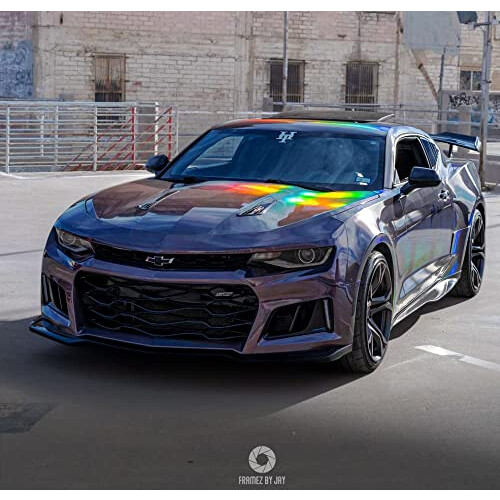 VViViD+ Hex Olografico Chrome Car Wrap Vinyl (3ft x 5ft) 2