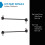 TRQ Front Sway Bar Stabilizer Link Set Compatible with 2014-2018 Mazda 3 2