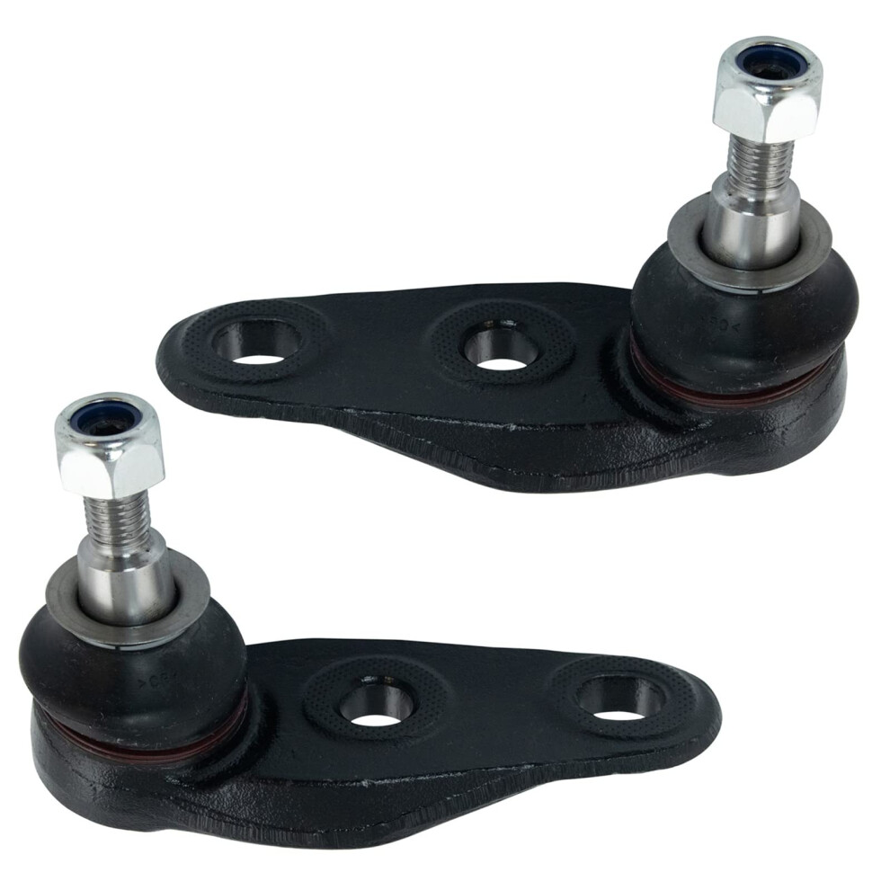 Trq Front Driver & Passenger Side Lower Outer Ball Joint Set Compatible With 20072015 Mini Cooper 191213714645
