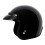 VCAN V85C 3/4 Open Face motorcykelhjelm DOT-godkendt (Gloss Black Medium) 1