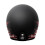VCAN V85C 3/4 open motorhelm DOT goedgekeurd (matzwarte vlag medium) 4