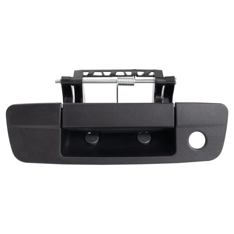 Trq Tailgate Handle - Compatible With 2009-2012 Dodge Ram 1500 2500 3500 Black 195591311212