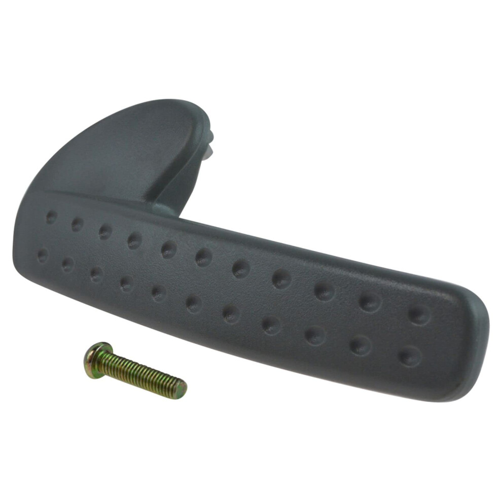 Trq Passenger Side Interior Door Handle - Compatible With 2002-2008 Dodge Ram 1500 2002-2009 Ram 2500 3500 Gray 191213498163
