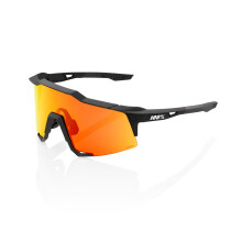 culos de sol para ciclismo 100% SPEEDCRAFT Sport Performance (Soft Tact Black - HiPER Red Multilayer Mirror Lens)