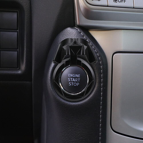 Darth Vader Startknopf Abdeckung für Auto, Universal Zier-Ring (1 Stk) 2