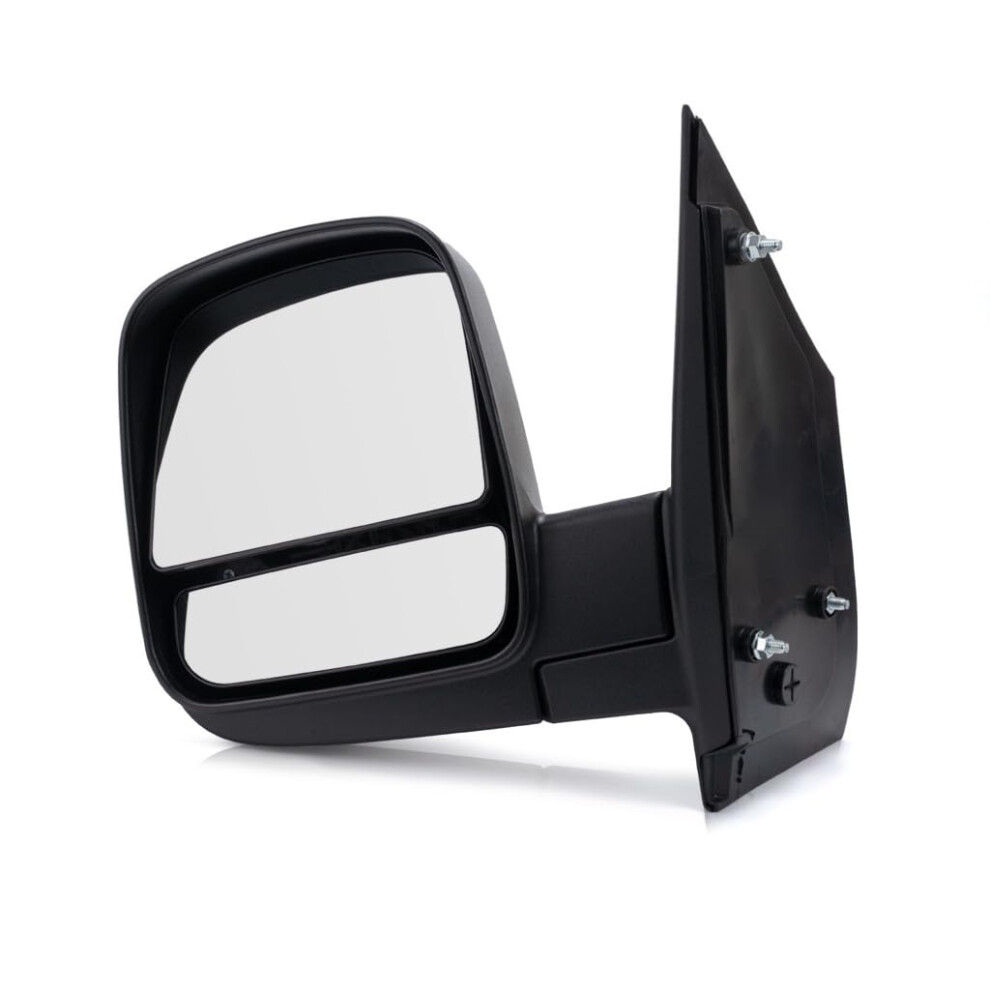 For Chevy Express 2500 2008-2020 Door Mirror Driver Side | Outer | Rear | Textured | | Manual | Foldable | Dual Glass | Gm1320395 | 20838065 Black 196649043321