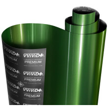 VViViD+ Ultra Gloss Premium Vinyl Bilwrap Film (3ft x 5ft, Gloss Sonoma Green)