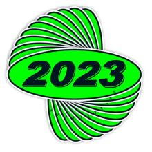 Versa Tag 2023 ovale modello anno concessionario auto finestra adesivi orgogliosamente Made in USA Versa modello ovale anno parabrezza adesivi so