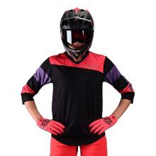 Troy Lee Designs Maglia da Ciclismo MTB Bicicletta Mountain Bike da Donna Mischief Rugby (Petardo Grande)