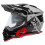 O'Neal Sierra Helm Grau/Schwarz/Rot MD 1