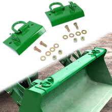 HECASA Tractor Emmerhaak Grijphaken Compatibel met John Deere Compact Tractor 1025R 2032R 3320 2520 Tractor Emmerhaken D-ringen Bolt on Heavy Dut