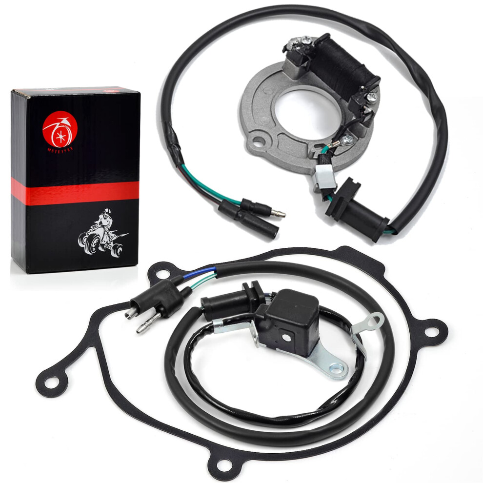 Stator And Pulse Coil & Gasket Compatible With Honda Cr80r Cr80rb 19962002 Cr85r Cr85rb 2003 2004 31120Gbf831 30300Gc4601 780279724783