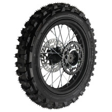 Jante arrière 14" avec pneu pour dirt bike 90/100-14, compatible 125/140/150/160cc
