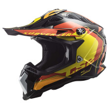 Helmy LS2 Helma MX-Off Road Subverter Evo (obloukov leskl cern/lut/oranov 2X velk)