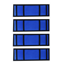 Ratchet Strap Protector Sleeve Universal Tie Down for Boat Trailers Jetski Waverunner Blue 4 x 12 Inches-Pack of 4