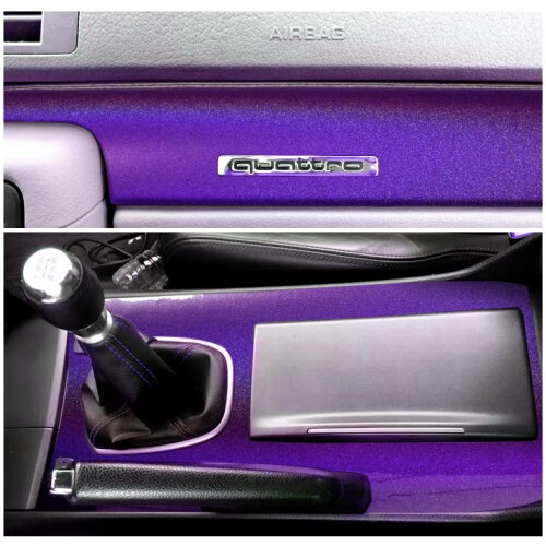 VViViD+ Gloss Psycho Chameleon Viola Pellicola Wrap (1ft x 5ft) 1
