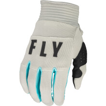 Fly Racing 2023 Jeugd F-16 Handschoenen (Lichtgrijs/Hemelsblauw Jeugd X-Small)