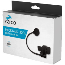 Cardo unisex Packtalk Edge HALFHELMKIT voor volwassenen, zwart, n maat VS