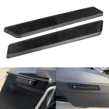 ANONEMOTO Inserti catarifrangenti per borse laterali nere Riflettore della copertura della chiusura della borsa laterale compatibile per Harley T