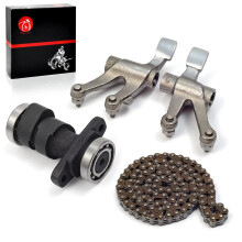 Kipphebel & Nockenwelle & Steuerkette kompatibel mit Honda Sportrax 300 TRX300EX 300EX 19932008 14431-HC0-000 14441-HC0-000 14100-HC0-010