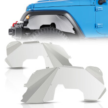 HECASA forre indvendige sk?rmforinger Kompatible med 2007-2018 Jeep Wrangler JK JKU Unlimited Sport Sahara Rubicon 2/4 d?re Letv?gts aluminium hj