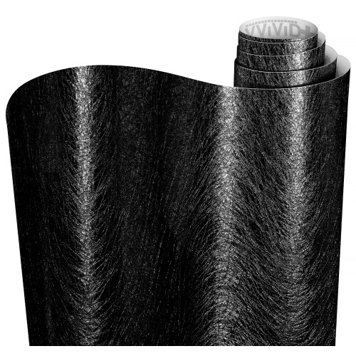 VViViD+ Beast Black Etched Vinyl Car Wrap Roll 1ft x 5ft
