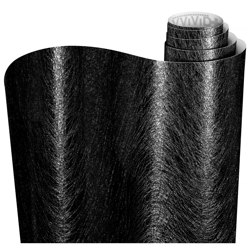 Vvivid Beast Etched Vinyl Car Wrap Roll 1Ft X 5Ft Black 628856049464