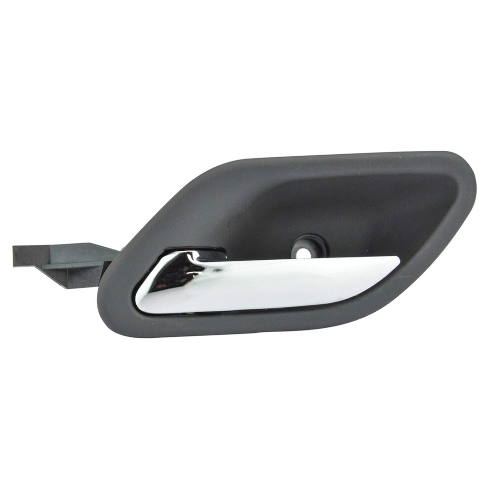 Trq Left Interior Door Handle Chrome & Drivers Side Compatible With 2001 Bmw 525I 1997-2000 528I 530I 1997-2001 540I 1995-1999 740I 740Il 1997- Black 191213495223
