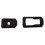 TRQ Door Handle Outside Black Front or Rear LH Left Driver Side for Volvo 2