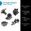 Kit de montagem de motor e transmisso TRQ compatvel com Honda Accord 2003-2007 2