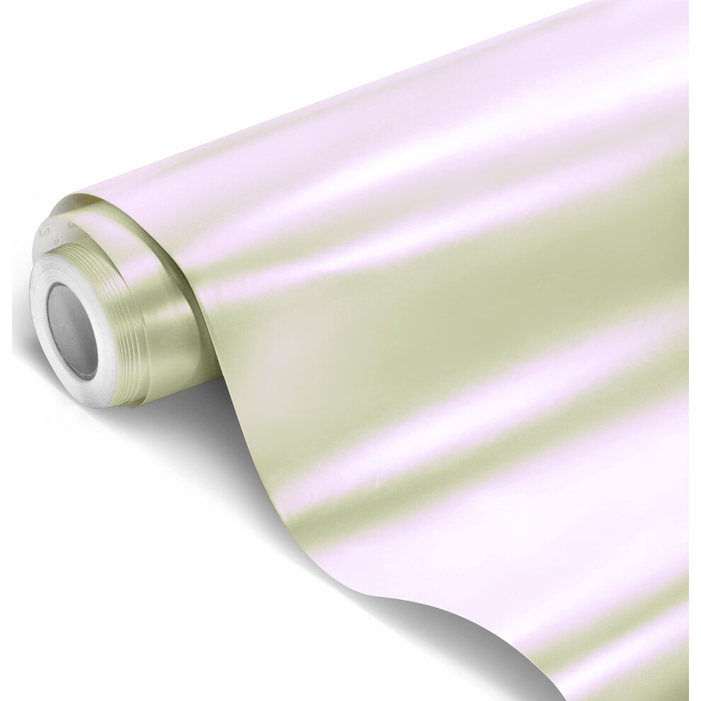 Vvivid+ Matte To Space Pearl Vinyl Car Wrap Film (1.5Ft X 5Ft) White/Purple 628856049822