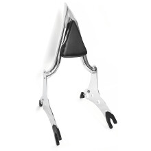 Chromowana tylna podkladka oparcia pasazera Sissy Bar pasuje do Indian 2014-2022 2023 Chieftain Roadmaster Springfield Challenger Dark Horse (nie