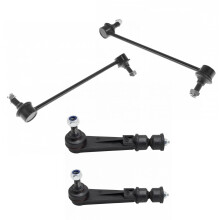 Conjunto de elos estabilizadores de barra estabilizadora dianteira e traseira TRQ compatvel com Chevrolet Equinox 2008-2017 2010-2017 GMC Terrai