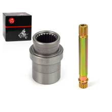 Potkurin vetoakseli ja akselin nivelliitin Suzuki LTF250 Ozark 250 LTZ250 Quadsport Z250 2004-2014 27151-05G10 27591-05GA1