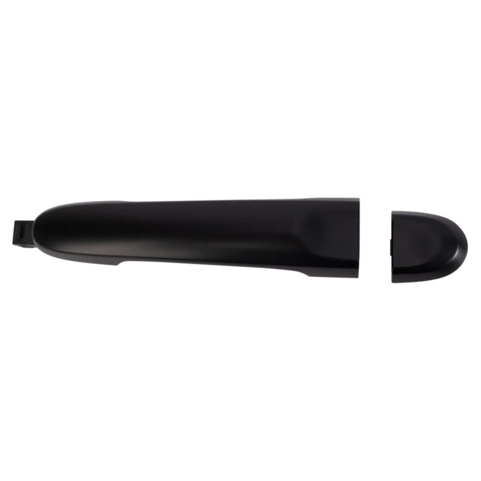 Trq Exterior Door Handle Compatible With 2009-2014 Nissan Cube 2011-2017 Juke 2012-2019 Versa 2014-2019 Versa Note Black 195591465625