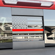 Alicatong passend fr Chevy Silverado und GMC Sierra 20042016 2017 2018 Vinyl-Aufkleber hinten hinten in der Mitte, amerikanische USA-Flagge, mattsc