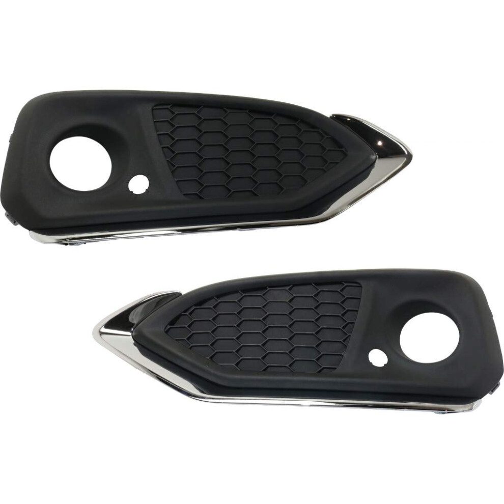 Karparts360 For 2016 2017 2018 Acura Rdx Fog Bezelcover Driver And Passenger Side Pair Replaces Ac1038113 Ac1039113 Light 197238781112